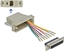 Изображение Delock D-Sub 25 pin female to RJ45 female Assembly Kit grey