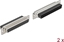 Attēls no Delock D-Sub 37 pin crimp female, metal, 2 pieces