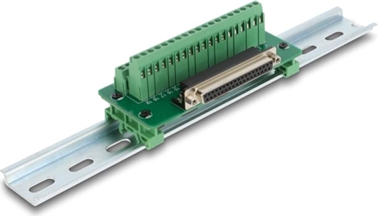 Изображение Delock D-Sub 37 pin female to Terminal Block for DIN rail