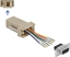 Picture of Delock D-Sub 9 pin female to RJ12 6P/6C female Assembly Kit