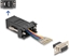Attēls no Delock D-Sub 9 pin female to RJ12 female Assembly Kit black