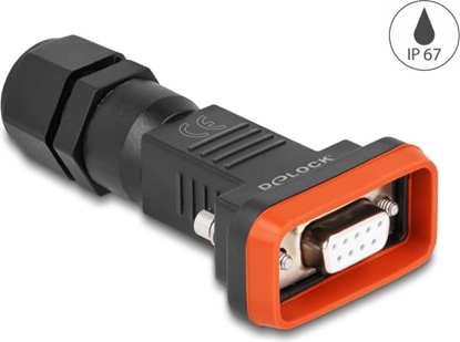Изображение Delock D-Sub 9 pin female with housing IP67 waterproof