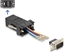 Picture of Delock D-Sub 9 pin male to RJ12 female Assembly Kit black