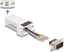 Attēls no Delock D-Sub 9 pin male to RJ12 female Assembly Kit white