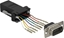 Attēls no Delock D-Sub 9 pin male to RJ45 female Assembly Kit black