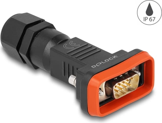 Изображение Delock D-Sub 9 pin male with housing IP67 waterproof
