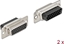 Изображение Delock D-Sub HD 26 pin crimp female, metal, 2 pieces