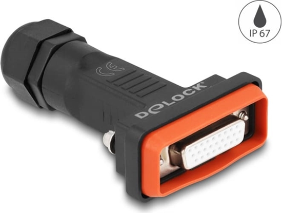 Изображение Delock D-Sub HD 26 pin female with housing IP67 waterproof
