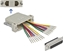 Picture of Delock D-Sub HD 44 pin crimp female to 2 x RJ45 female with assembly kit beige