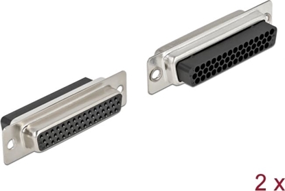 Изображение Delock D-Sub HD 44 pin crimp female, metal, 2 pieces