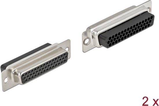 Изображение Delock D-Sub HD 44 pin crimp female, metal, 2 pieces