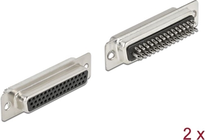 Attēls no Delock D-Sub HD 44 pin female metal solder version 2 pieces