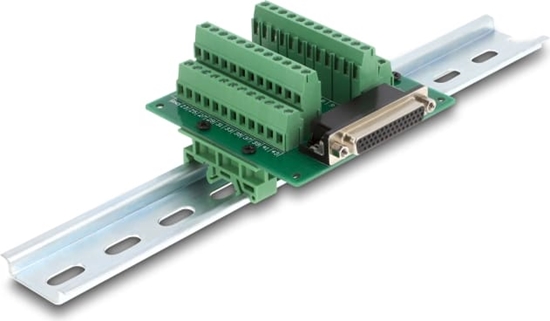 Изображение Delock D-Sub HD 44 pin female to Terminal Block for DIN rail