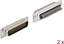 Изображение Delock D-Sub HD 44 pin male metal, solder version, 2 pieces