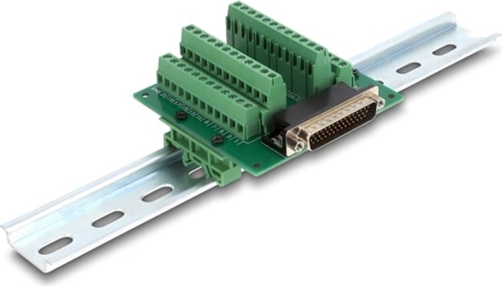 Изображение Delock D-Sub HD 44 pin male to Terminal Block for DIN rail