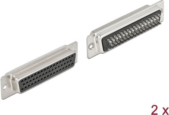 Изображение Delock D-Sub HD 50 pin female metal, solder version, 2 pieces
