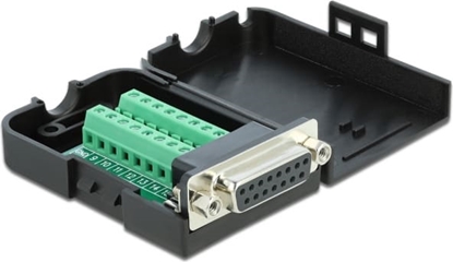 Изображение Delock D-Sub15 female to Terminal Block with Enclosure