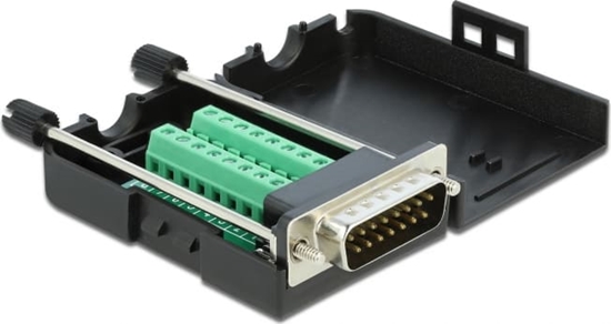 Изображение Delock D-Sub15 male to Terminal Block with Enclosure
