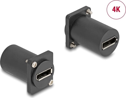 Изображение Delock D-Type Module DisplayPort female to female 4K black