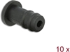 Изображение Delock Dust Cover for 3.5 mm stereo jack female 10 pieces black