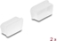 Picture of Delock Dust cover for D-Sub 9 / D-Sub 15 VGA female 2 pieces transparent