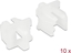 Picture of Delock Dust Cover for RJ11 jack with grip 10 pieces white