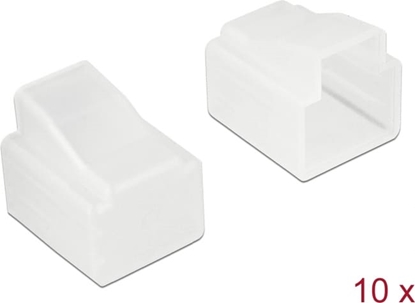 Изображение Delock Dust Cover for RJ11 plug 10 pieces transparent