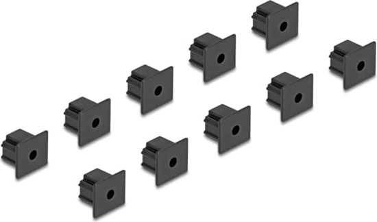 Изображение Delock Dust Cover for RJ12 female without grip 10 pieces black
