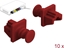 Изображение Delock Dust Cover for RJ45 jack 10 pieces red