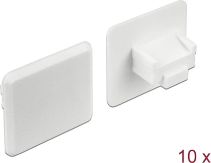 Изображение Delock Dust Cover for RJ45 jack without grip 10 pieces white