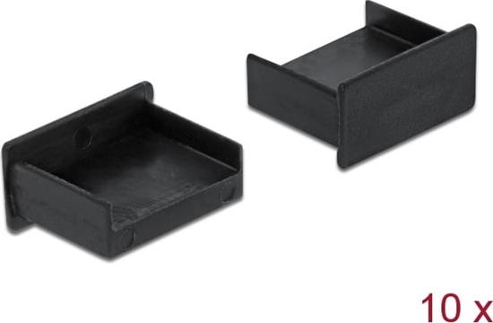 Изображение Delock Dust Cover for USB Type-A female without grip 10 pieces black