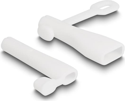 Изображение Delock Dust Cover for USB Type-A male and Apple Lightning™ male set 2 pieces white