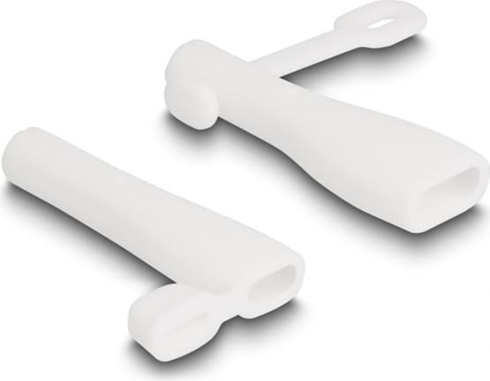 Изображение Delock Dust Cover for USB Type-A male and USB Type-C™ male set 2 pieces white
