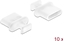 Attēls no Delock Dust Cover for USB Type-C™ female with grip 10 pieces white