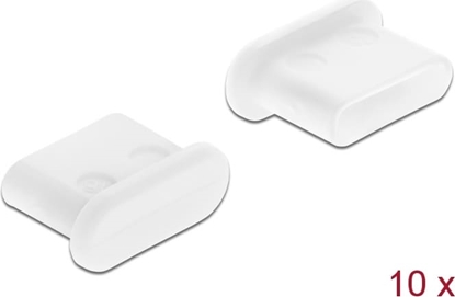 Изображение Delock Dust Cover for USB Type-C™ female without grip 10 pieces white