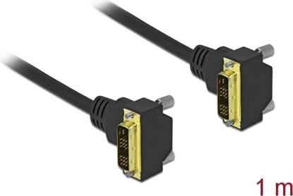 Изображение Delock DVI Cable 18+1 male angled to 18+1 male angled 1 m