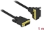 Attēls no Delock DVI Cable 18+1 male to 18+1 male angled 1 m