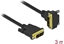Attēls no Delock DVI Cable 18+1 male to 18+1 male angled 3 m