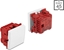 Изображение Delock Easy 45 1-gang Switch 2-pole 1-way 45 x 45 mm, white