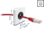 Picture of Delock Easy 45 Cable Bushing round Ø 14 mm white / black