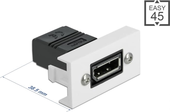 Изображение Delock Easy 45 DisplayPort Module straight 22.5 x 45 mm