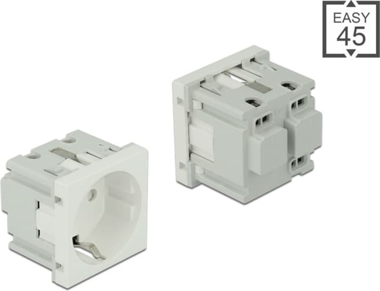 Изображение Delock Easy 45 Grounded Power Socket 45 x 45 mm