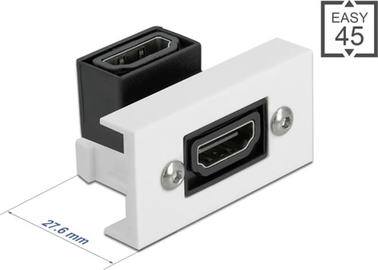 Изображение Delock Easy 45 HDMI Module angled 90° 22.5 x 45 mm