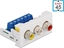 Изображение Delock Easy 45 Module 3 x RCA female port 22.5 x 45 mm