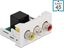 Изображение Delock Easy 45 Module 3 x RCA female to RJ45 female port 22.5 x 45 mm
