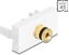 Picture of Delock Easy 45 Module binding post to thread nut black / white