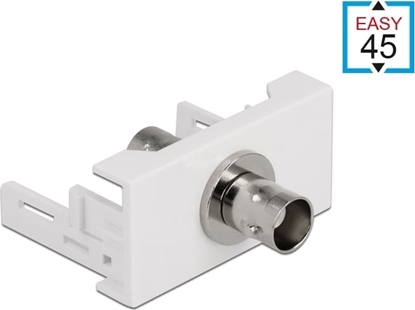 Изображение Delock Easy 45 Module BNC female port 22.5 x 45 mm