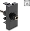 Picture of Delock Easy 45 Module DC 5.5 x 2.5 mm female to DC 5.5 x 2.1 mm male black