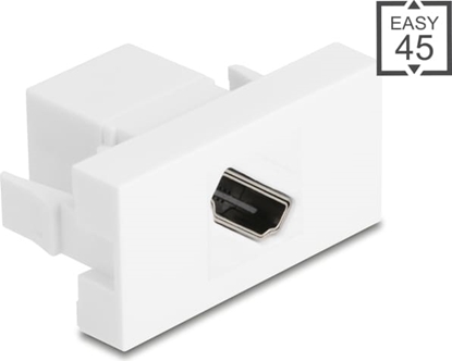Изображение Delock Easy 45 Module HDMI female to female diagonal 8K 60 Hz white