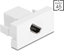 Attēls no Delock Easy 45 Module HDMI female to female diagonal 8K 60 Hz white
